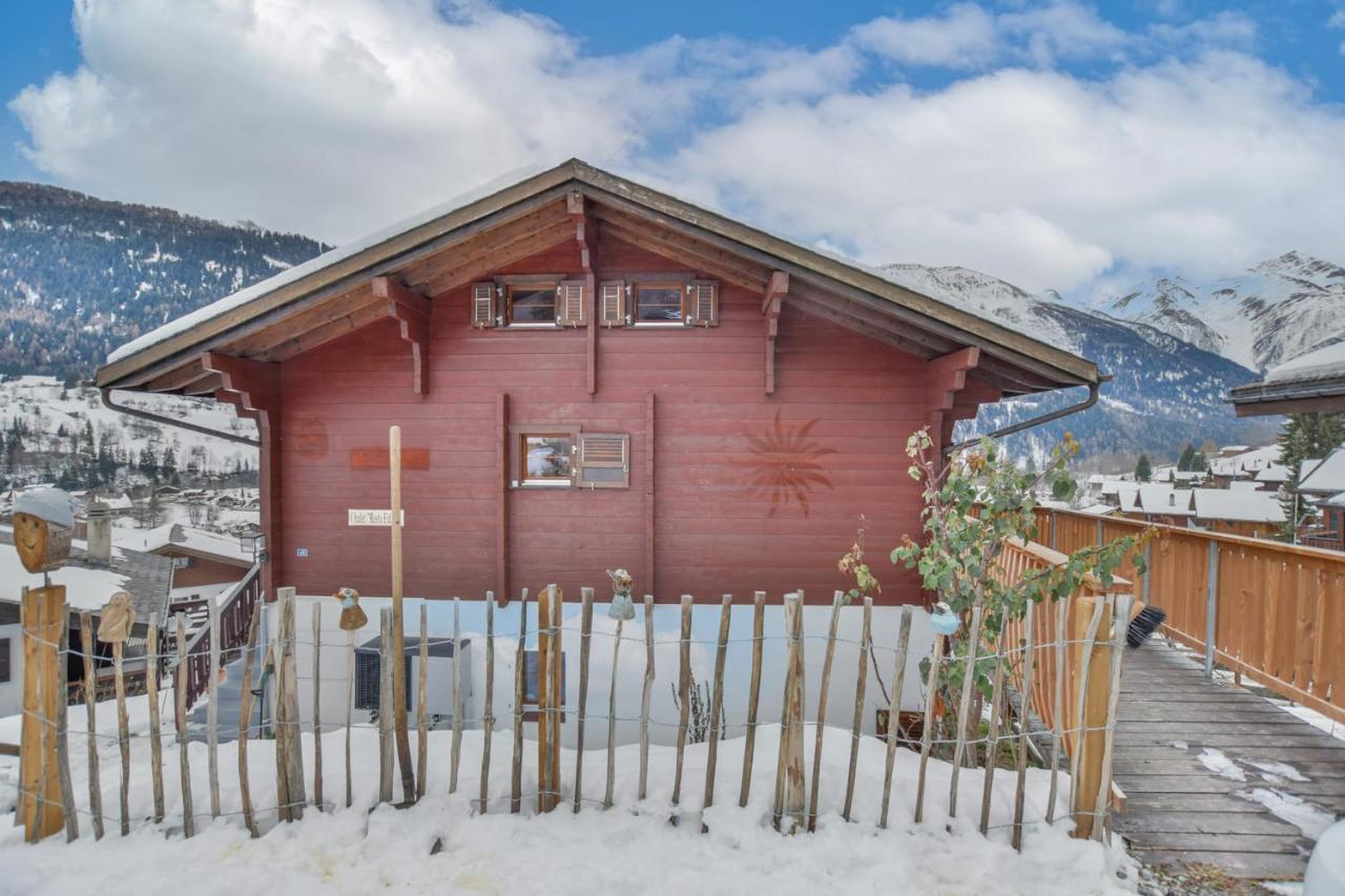 Reste Fidele Duplex Fiesch Exterior foto