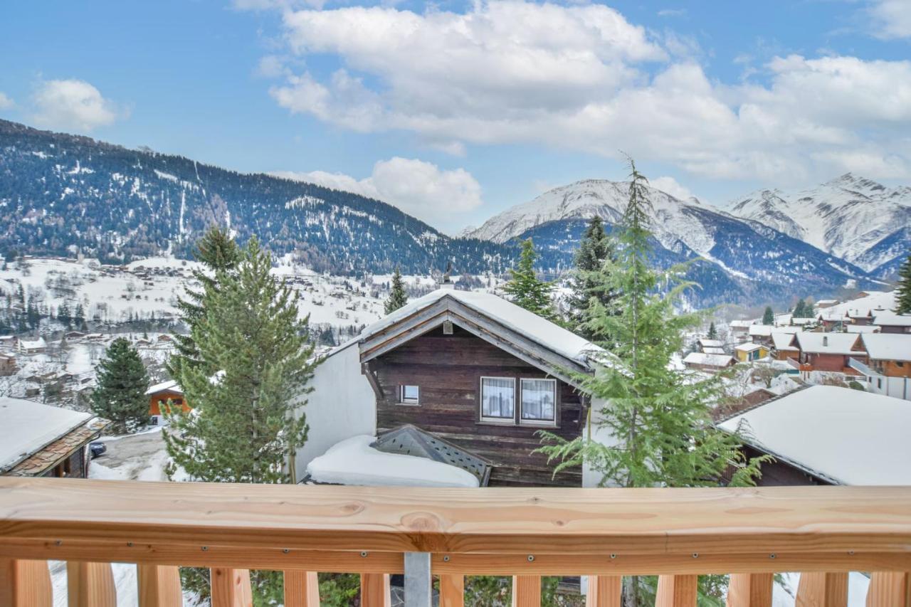 Reste Fidele Duplex Fiesch Exterior foto