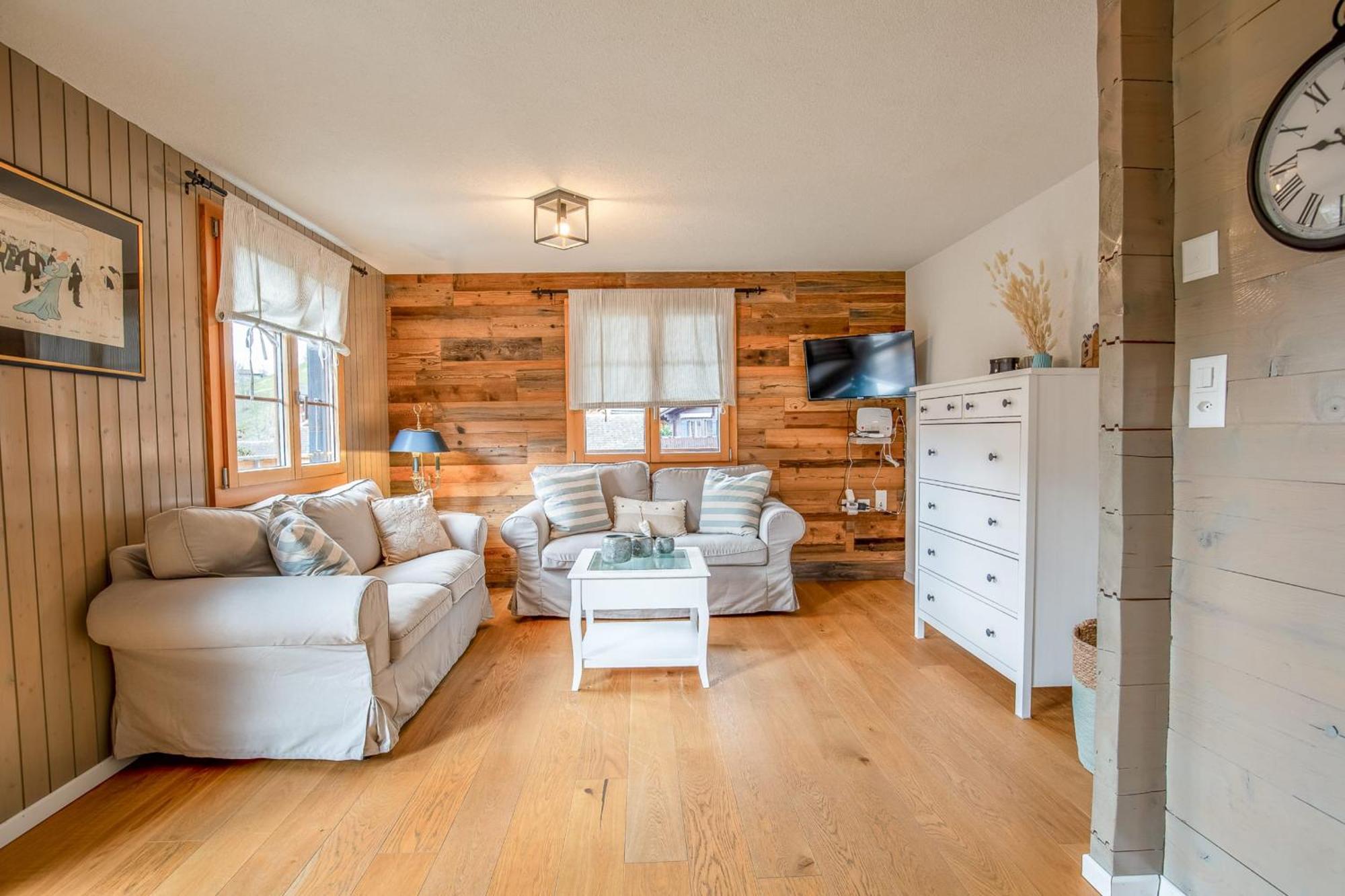 Reste Fidele Duplex Fiesch Exterior foto